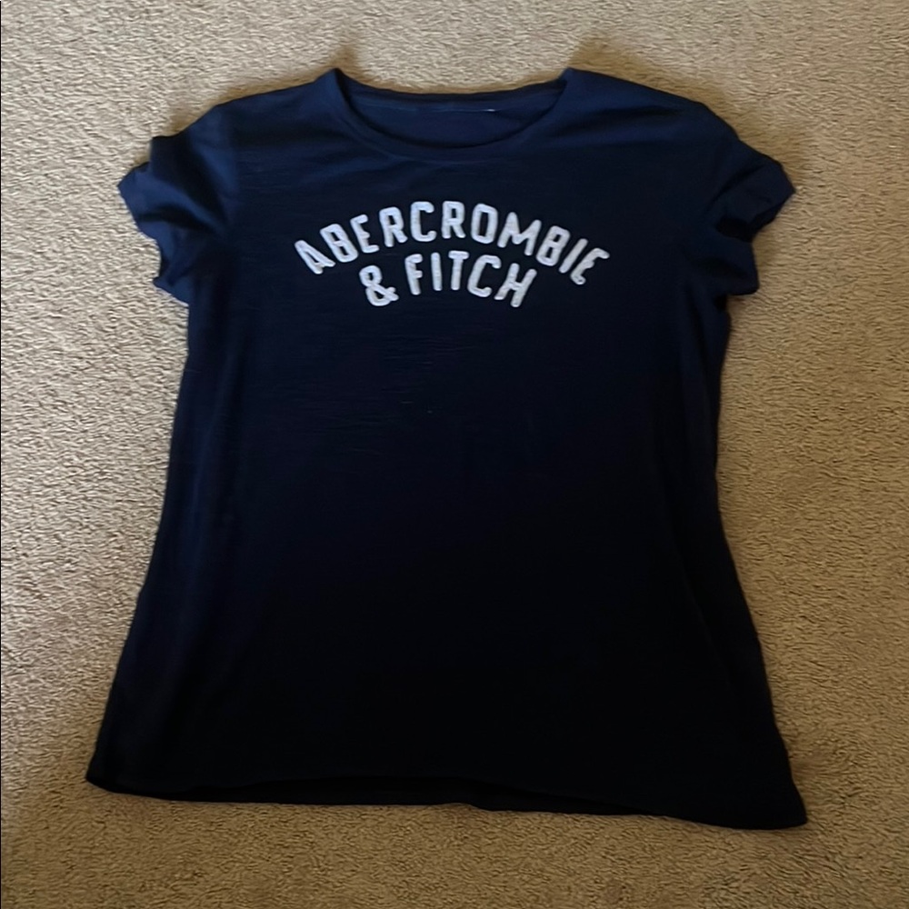 Abercrombie & Fitch Navy Short Sleeve Tee